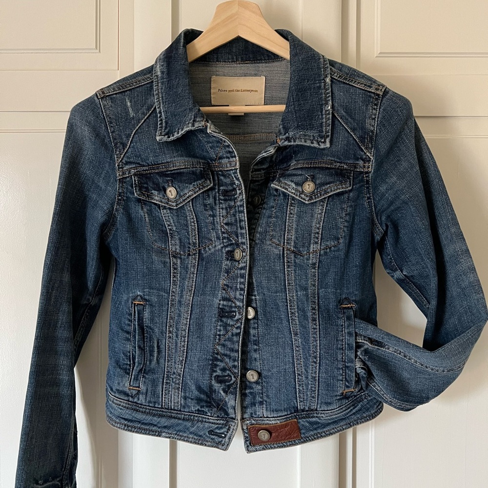 Pilcro Cropped Denim Jacket